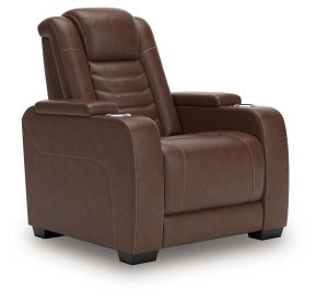 Signature Design by Ashley® U1060113 High Impact - Power Recliner / Adj Headrest - Tobacco