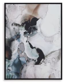 Signature Design by Ashley® A8000390 Mellrey - Black / White / Gray - Wall Art