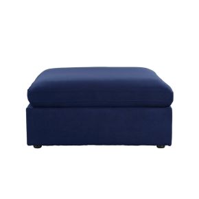 ACME 56037 Crosby - Ottoman - Blue Fabric