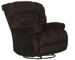 Catnapper 47655-1622/09 Daly - Chaise Swivel Glider Recliner - Chocolate