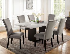 Furniture of America CM3744T-TABLE Kian - Dining Table - White / Black
