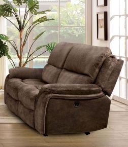 Furniture of America CM9911DB-LV Henricus - Loveseat - Dark Brown