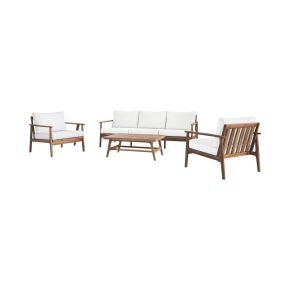 New Classic 60-G5587N-4S New Classic 60-G5587N-4S Ashton - 4 Piece Outdoor Set (Sofa & 2 Chairs & Coffee Table) - Natural