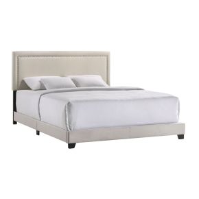 Intercon UB-BR-ZONKNG-FOG-C Zion - Upholstered King Bed - Fog