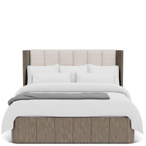 Riverside Furniture 87170-87171-87172 Sariel - Queen Upholstered Bed - Dark Brown