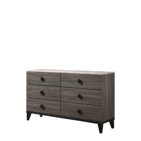 ACME 27675 Avantika - Dresser - Faux Marble & Rustic Gray Oak