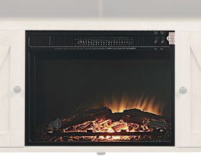 ACME 90650 Acme - Fireplace - Black - 17"