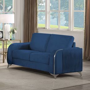 ACME LV01775 Wenona - Loveseat - Blue Velvet