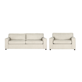 New Classic 23-1261N-2NP Kylo - 2 Piece Living Room Set (Sofa & Cuddle Chair) - Natural