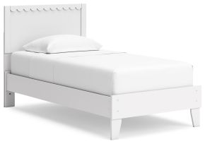 Signature Design by Ashley® EB1810B1 Hallityn - White - Twin Panel Platform Bed