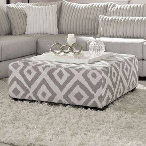 Furniture of America SM5171-OT Hermiston - Ottoman - Gray