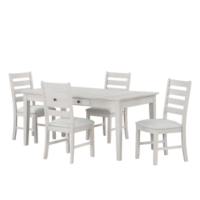 New Classic 40-D4129-D4C Echo - Dining Table And 4 Chairs - Driftwood