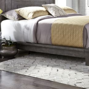 Liberty Furniture 406-BR92 Modern Farmhouse - Platform Bed Rails - Gray