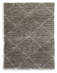 Signature Design by Ashley® R407221 Wrenlow - 8' x 10' Rug - Gray / Cream