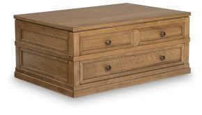 Signature Design by Ashley® T655-9 Sharlance - Lift Top Cocktail Table - Light Brown