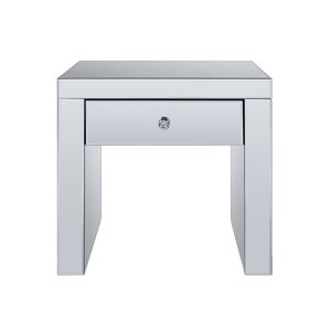 ACME 81477 Noralie - End Table - Mirrored & Faux Diamonds - 23"