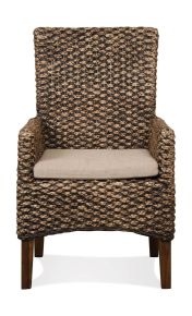 Riverside Furniture 36966 Mix-N-Match Chairs - Woven Arm Upholstered Chair (Set of 2) - Hazelnut