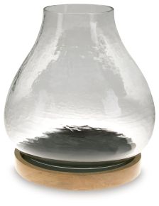 Signature Design by Ashley® A2000679 Adalisen - Clear / Brown - Candle Holder