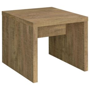 Coaster Fine Furniture 704127 Lynette - Square Engineered Wood End Table - Mango