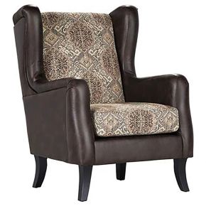 Coaster Fine Furniture 903080 Elmbrook - Upholstered Wingback Accent Club Chair - Brown