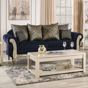 Furniture of America SM7744-SF Marinella - Sofa - Royal Blue