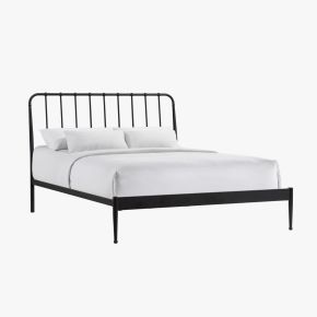 Intercon MB-BR-FRMQEN-MTE-C Intercon MB-BR-FRMQEN-MTE-C Metal Beds - Farmhouse Queen Metal Bed - Matte Black