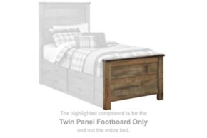 Signature Design by Ashley® B446-52 Trinell - Twin Panel Footboard - Brown