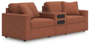 Signature Design by Ashley® 92102S13 Modmax - 3-Piece Sectional With Audio System Console - Spice