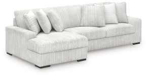 Signature Design by Ashley® 25903S6 Stupendous - 2-Piece Sectional With LAF Corner Chaise - Alloy