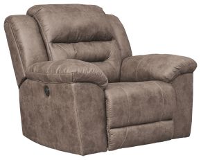 Signature Design by Ashley® 3990598 Stoneland - Power Rocker Recliner - Light Brown