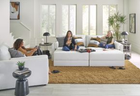 Jackson 240510-1949/11 Trevor - Ottoman - Chalk