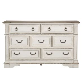 Liberty Furniture 520-BR31 Abbey Park - 7 Drawer Dresser - White