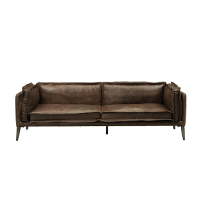 ACME 52480 Porchester - Sofa - Distress Chocolate Top Grain Leather