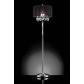 Furniture of America L9150F Minn - Floor Lamp - Pearl Silver