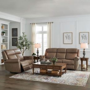 Liberty Furniture 7029TP-UPH-SOLO Carlton - Sofa & Loveseat - Taupe