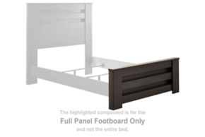 Signature Design by Ashley® B249-84 Brinxton - Full Panel Footboard - Charcoal