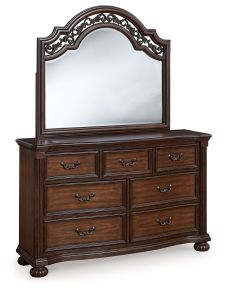 Signature Design by Ashley® B764B1 Lavinton - Brown - Dresser And Mirror