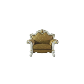 ACME 58212 Picardy - Chair - Antique Pearl & Butterscotch PU
