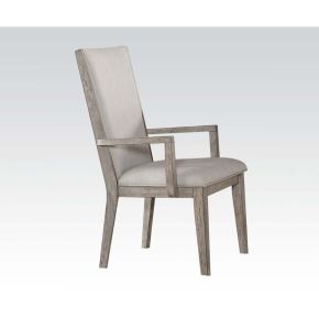ACME 72863 Rocky - Chair (Set of 2) - Fabric & Gray Oak