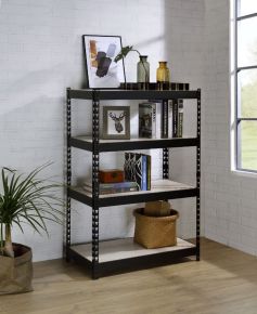 ACME 92784 Decmus - 48" Bookshelf - Natural & Black