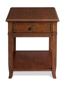 Riverside Furniture 51709 Riverside Furniture 51709 Campbell - Side Table - Burnished Cherry