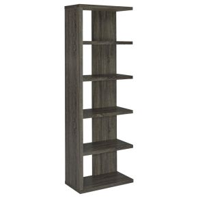 CoasterEveryday 800553 Harrison - 5-Shelf Bookshelf - Weathered Gray