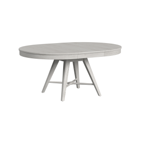 Intercon BY-TA-4866-WHT-C Bayside - Round Table - Silver