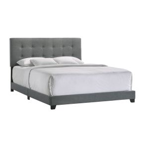 Intercon UB-BR-ADYKNG-GNM-C Addyson - Upholstered King Bed - Gunmetal