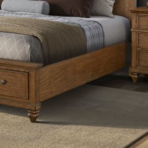 Liberty Furniture 104-BR90RSP Twin Lakes - Storage Bed Rails - Chestnut
