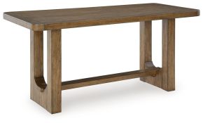 Signature Design by Ashley® D974-13 Cabalynn - Rectangular Dining Room Counter Table - Light Brown