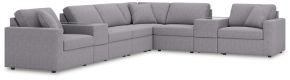 Signature Design by Ashley® 92104S11 Modmax - 8-Piece Sectional With Storage Consoles - Granite