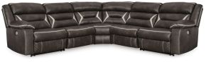 Signature Design by Ashley® 13104S6 Kincord - Midnight - 5-Piece Power Reclining Sectional