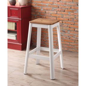 ACME 72331 Jacotte - Bar Stool - Natural & White