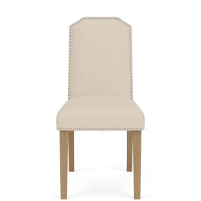 Riverside Furniture 92610 Mix-N-Match Chairs - Clipped Top Upholstered Chair (Set of 2) - Beige